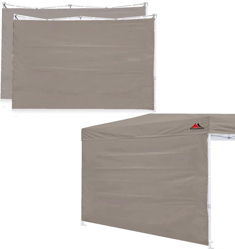SCOCANOPY SideWall for 12x12ft Canopy Frame, 3 Pack SunWalls Only, (Khaki) - Image 1
